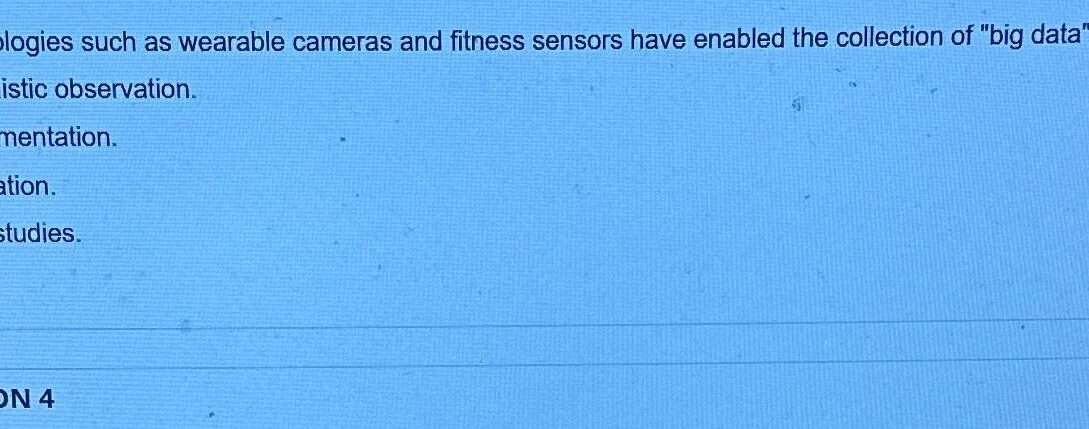 Wearable Cameras for Fitness
